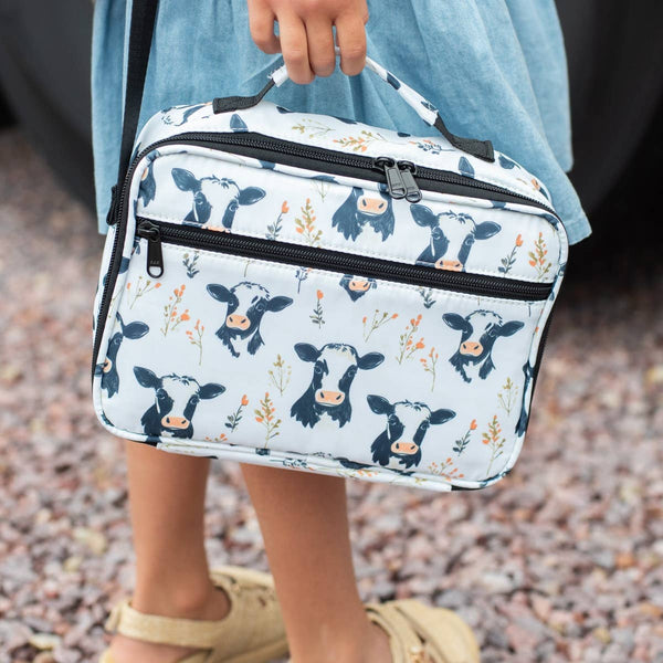 Floral Holstein Lunch Bag