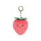 Mon Ami Strawberry Plush Bag Charm
