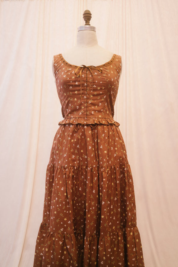 Ainsling Set in Cocoa Floral