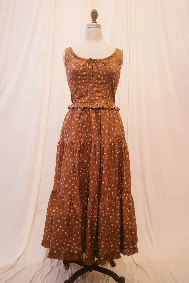 Ainsling Set in Cocoa Floral