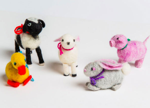 Felted Farm Animal Kit