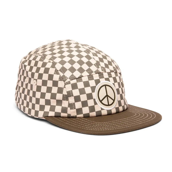 Peace Checkered Hat- KIDS