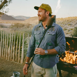Crosscut Deluxe Snapshirt - North Atlantic Blue