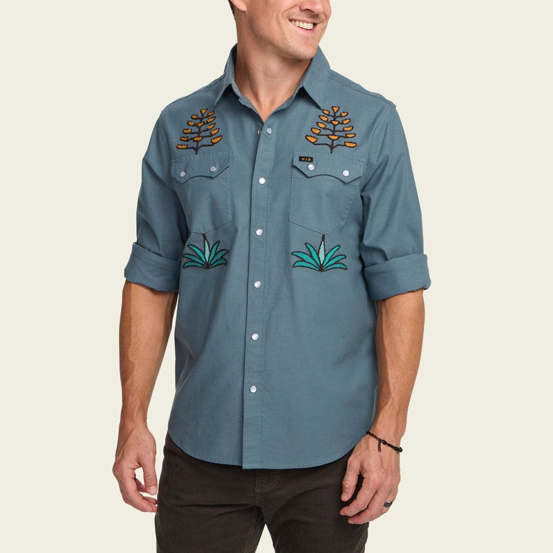 Crosscut Deluxe Snapshirt - North Atlantic Blue