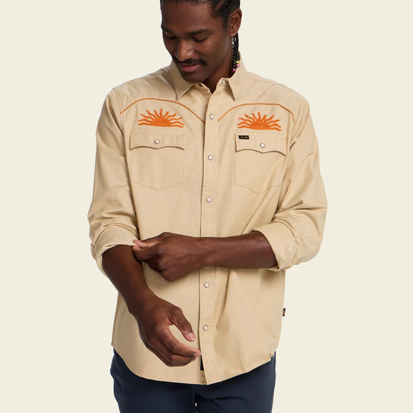 Crosscut Deluxe Long Sleeve: El Sol-Gold