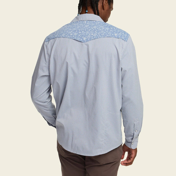 H Bar B Tech Longsleeve - Wild Rag:Blue Mirage