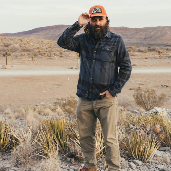 Harker's Flannel - Petrol