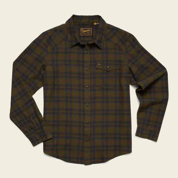 La Grange Lightweight Flannel - Dark Olive