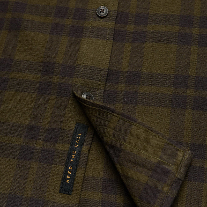La Grange Lightweight Flannel - Dark Olive