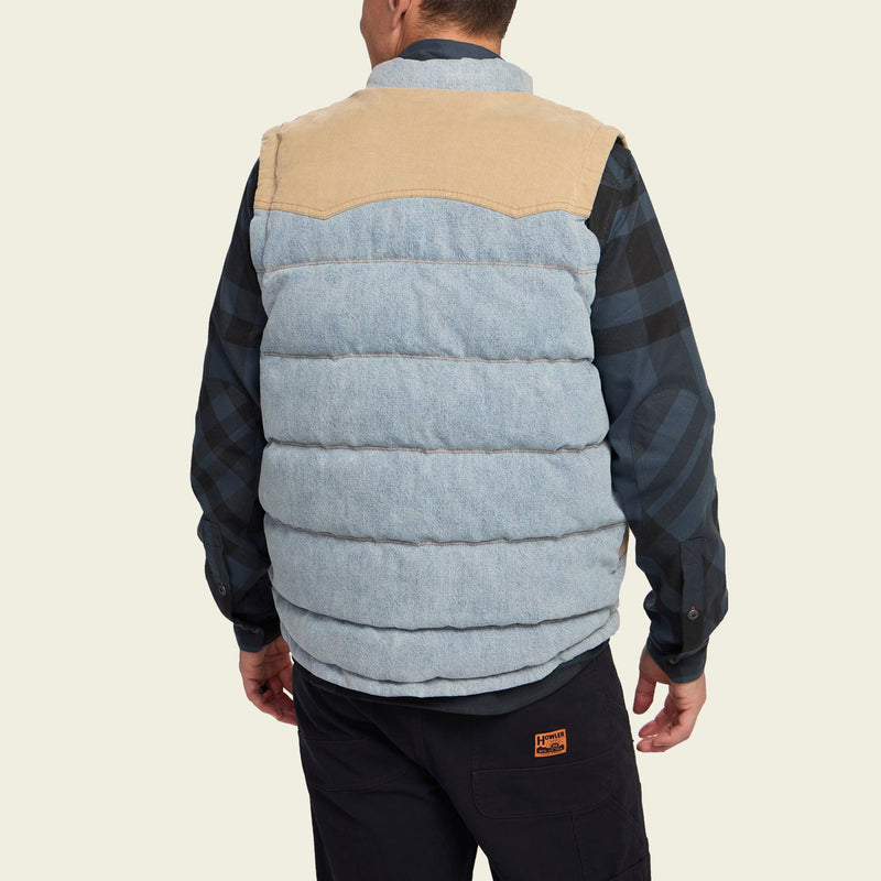 Denim Rounder Vest