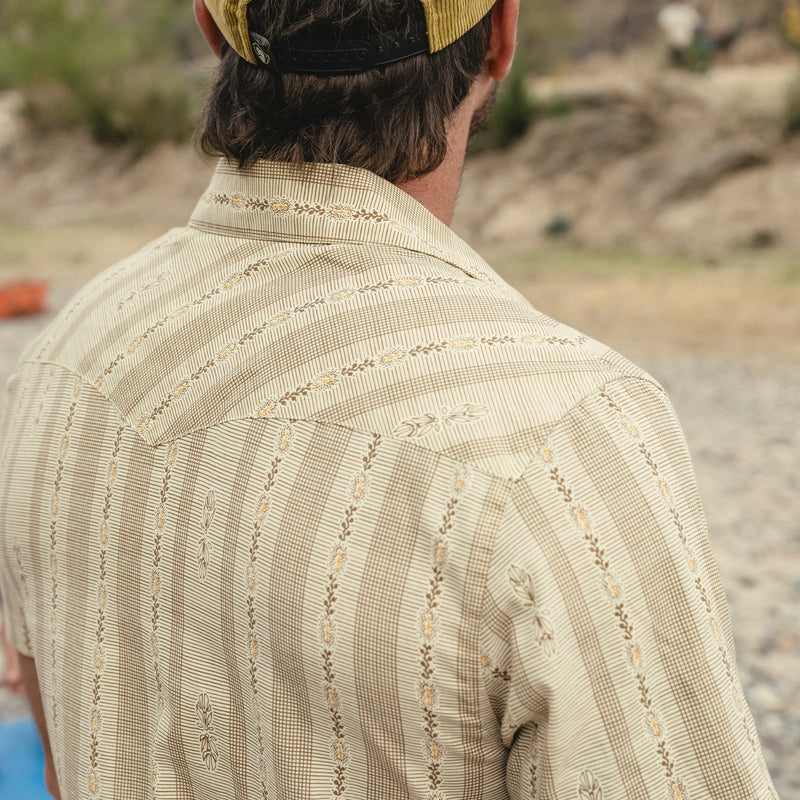 H Bar B Snapshirt - Prairie Garland : Dust