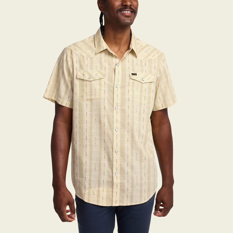 H Bar B Snapshirt - Prairie Garland : Dust
