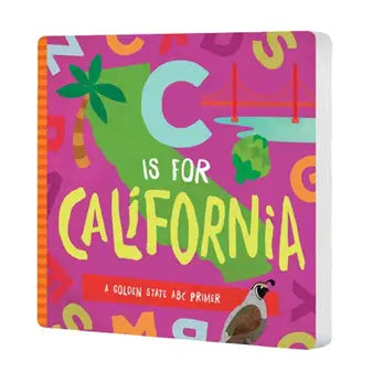 C is For California Board Book