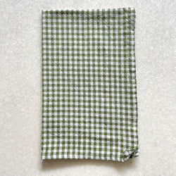 Organic Cotton Gingham Towel