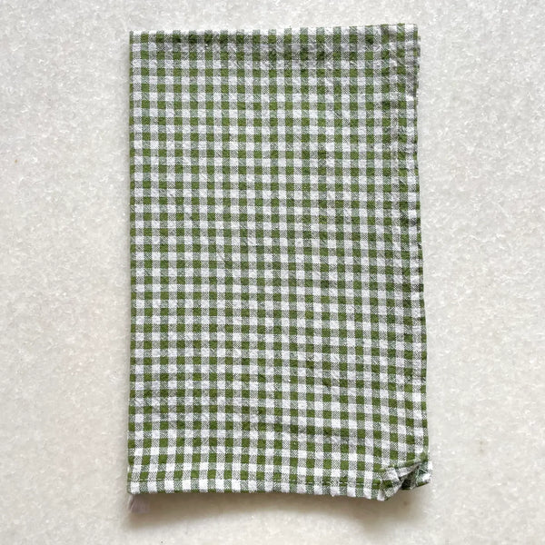 Organic Cotton Gingham Towel