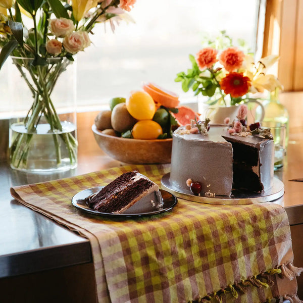 Grid Plaid Table Runner