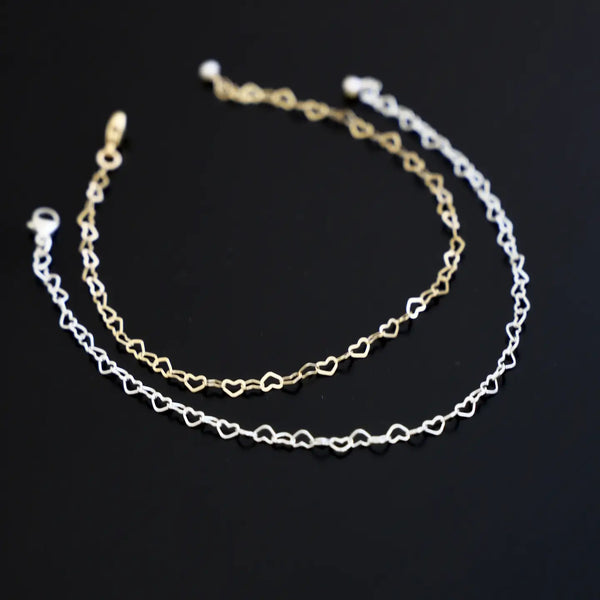 Heart Chain Bracelet by Katie Waltman