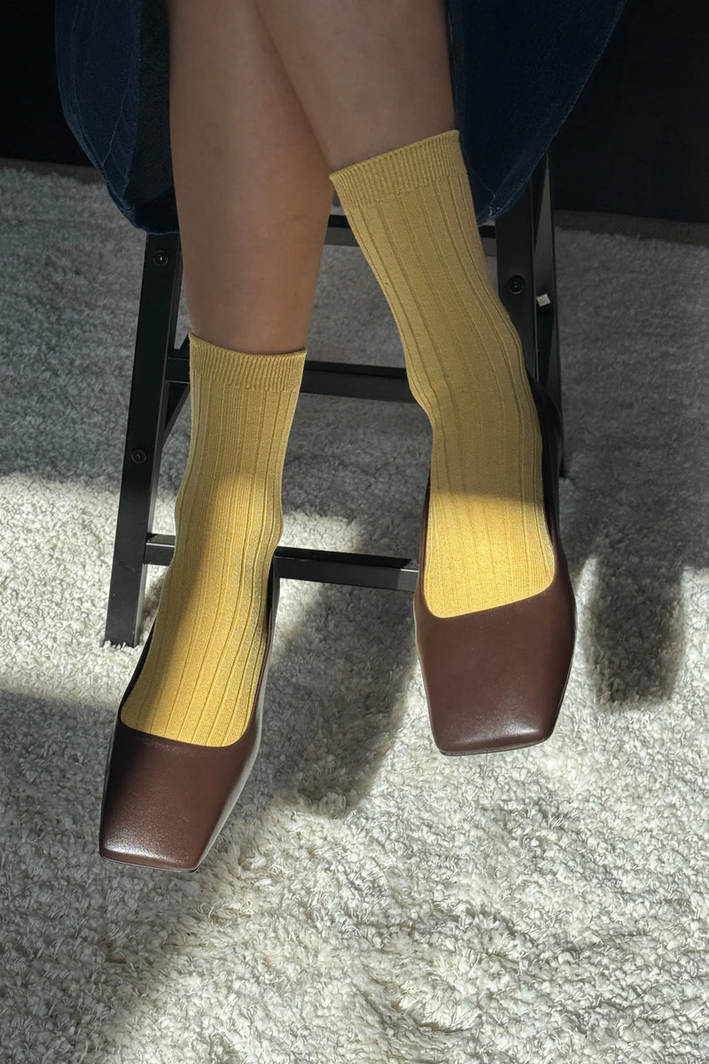 Her Socks - Mercerized Combed Cotton Rib