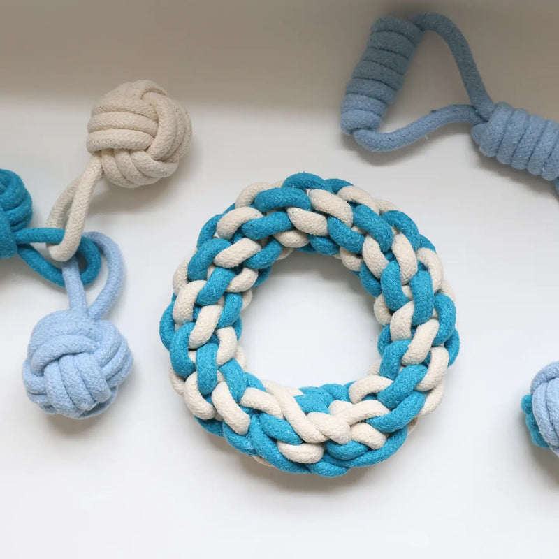 Rope Chew and Tug War Toy 3 Pc