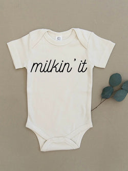 Milkin' It Organic Baby Onesie