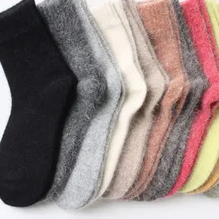 Angora/ Wool Socks For Women