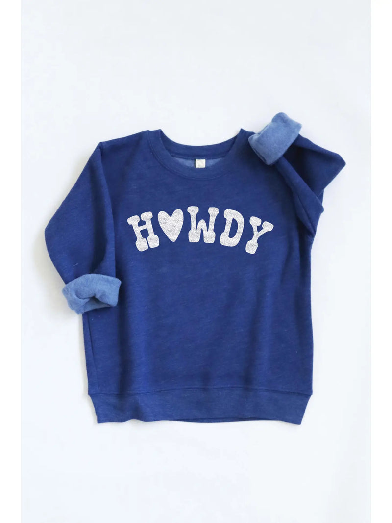 Howdy Toddler Unisex Graphic Sweatshirt