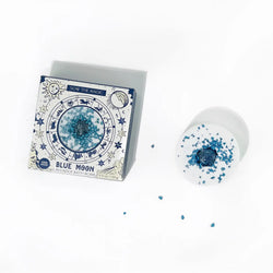 Blue Moon Lavender Bath Bomb with Sodalite