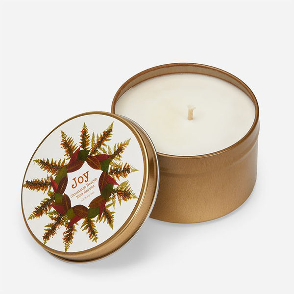 Joy Wreath Candle