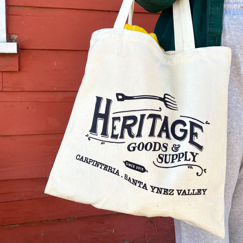 Heritage Goods and Supply Double-sided Cotton Tote Bag