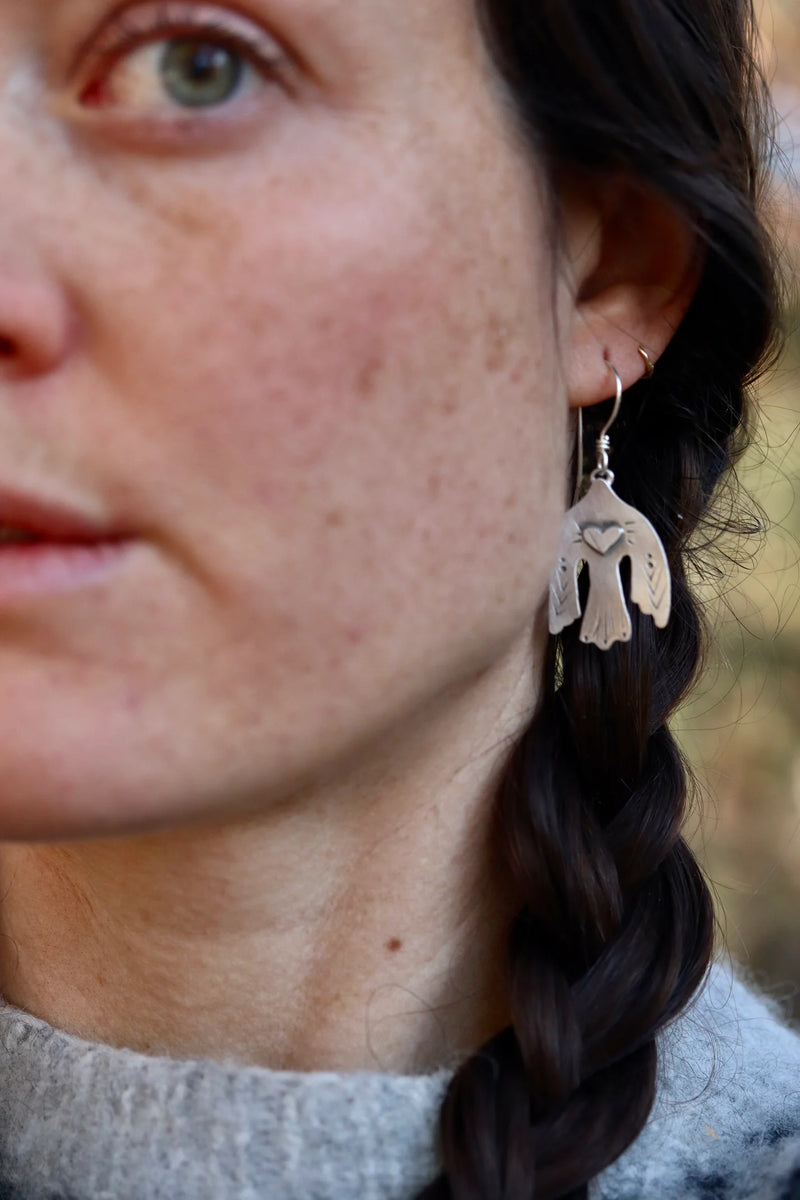 Folk Bird Earrings