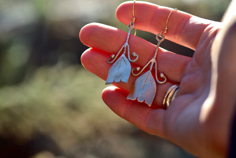 Folk Flower Earrings