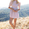 Scarlette Mini Dress in Peony