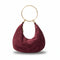 The Suede Dumpling Bag