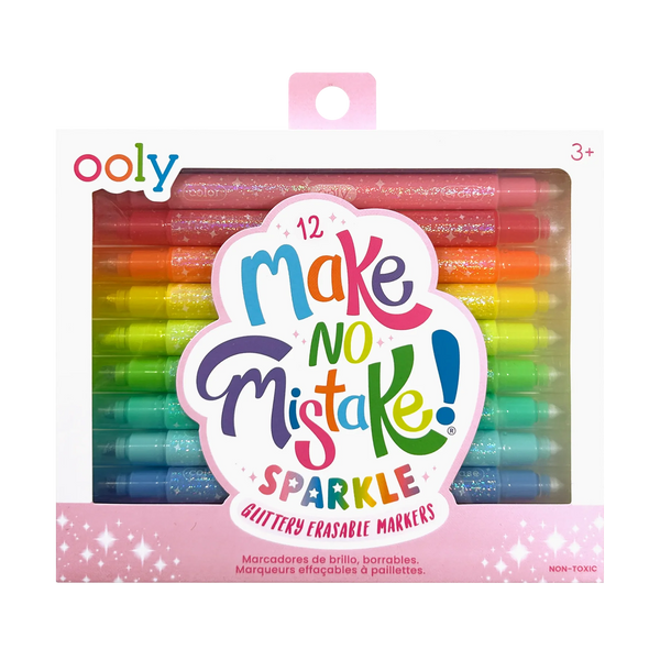 Make No Mistake! Glittery Erasable Markers