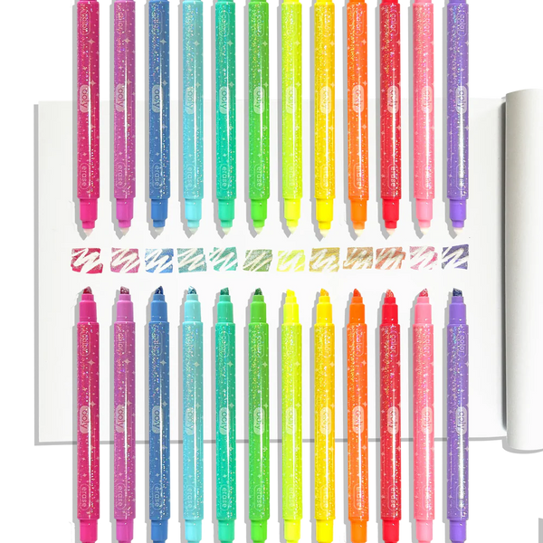 Make No Mistake! Glittery Erasable Markers