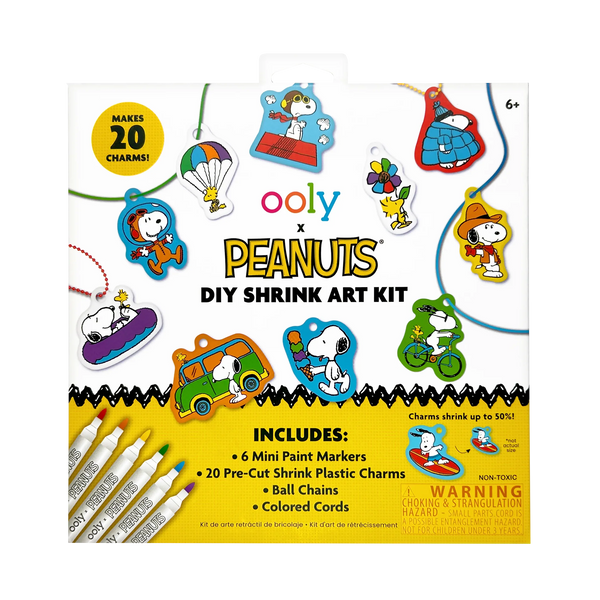 OOLY x Peanuts: D.I.Y. Shrink Art Kit