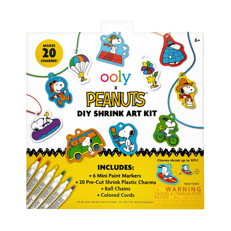 OOLY x Peanuts: D.I.Y. Shrink Art Kit