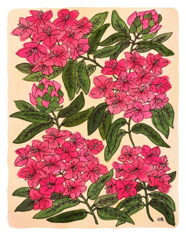 Rhododendron Print