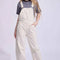 Rolla's Arc Barrel Overalls – Cream Denim
