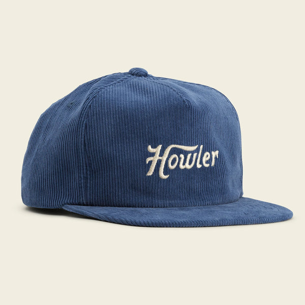 Howler Script Snapback Hat - Blue Cord