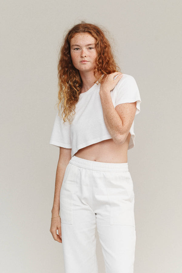 Super Cropped Lorel Tee