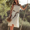 Ubud Midi Tiered Skirt in White