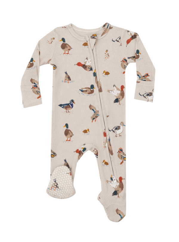 Ducks 2 Way Zipper Footie