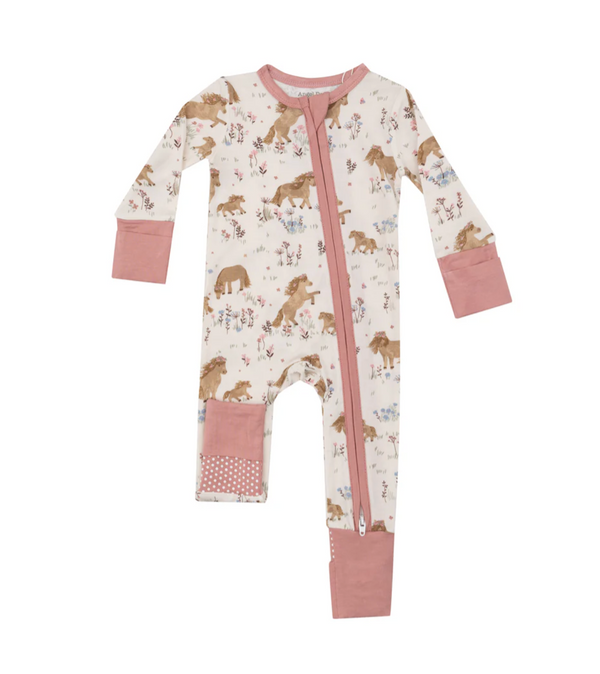 Pretty Ponies 2 Way Zipper Romper