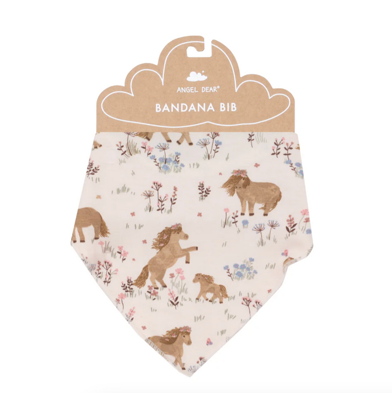 Pretty Ponies Bandana Bib