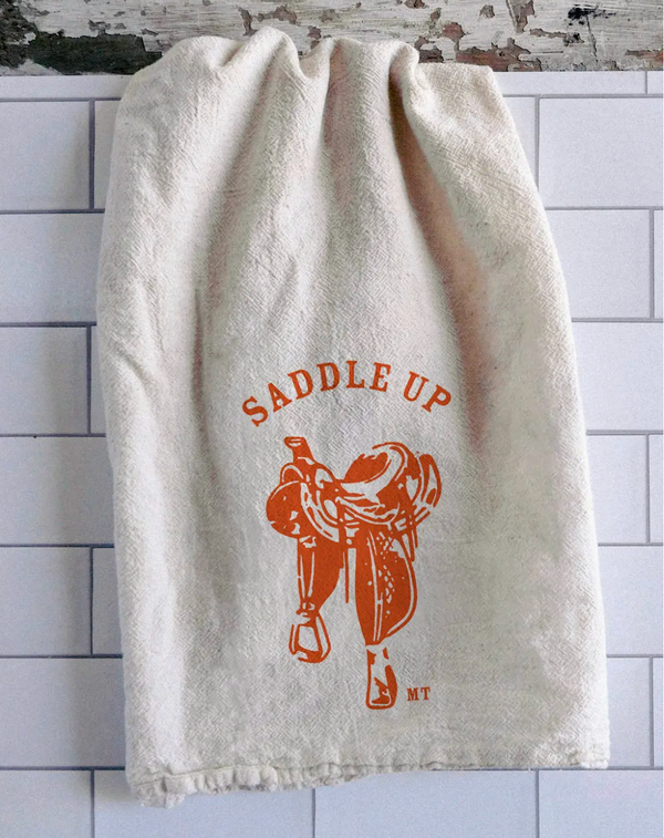 Saddle Up Tea Towel