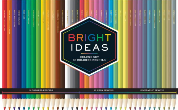 Bright Ideas Deluxe Set 36 Colored Pencils Set