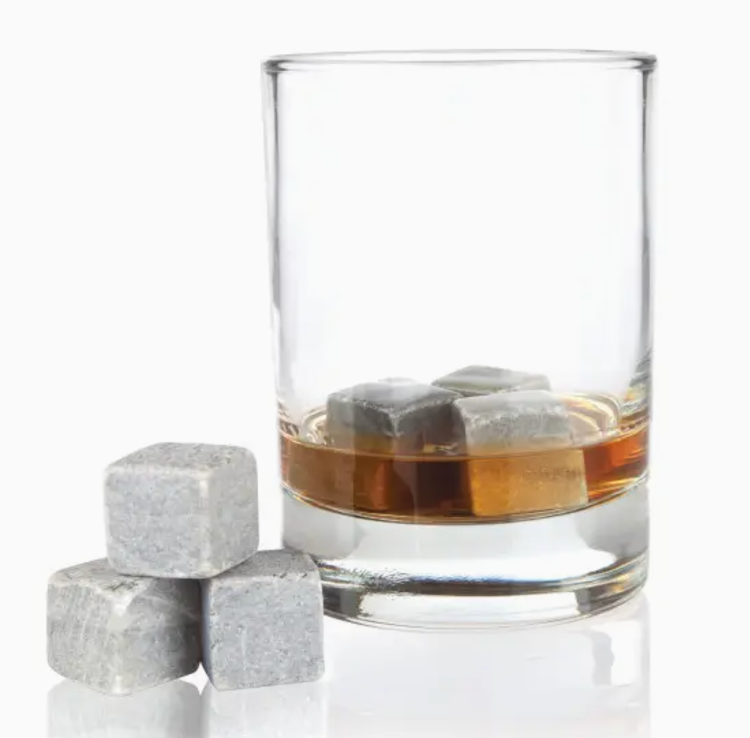 Glacier Rocks® Soapstone Whiskey Chilling Rocks - Set of 6