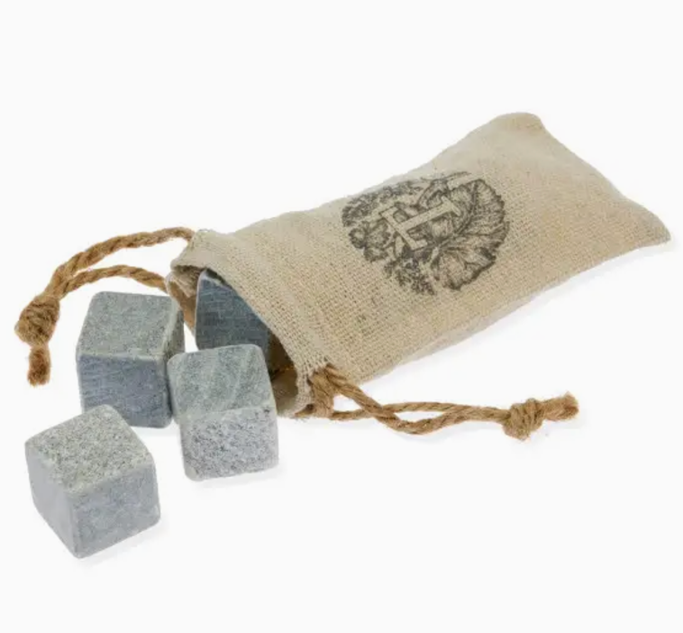 Glacier Rocks® Soapstone Whiskey Chilling Rocks - Set of 6