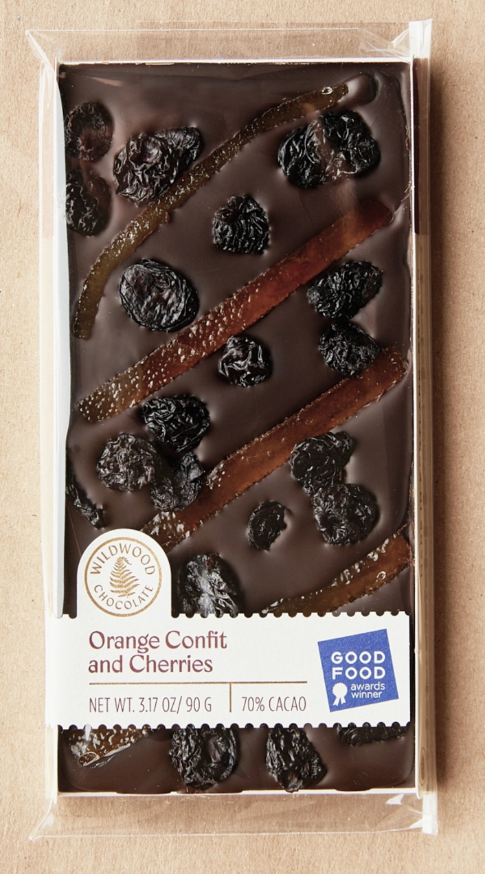 Wildwood Chocolate: Orange Confit and Cherries